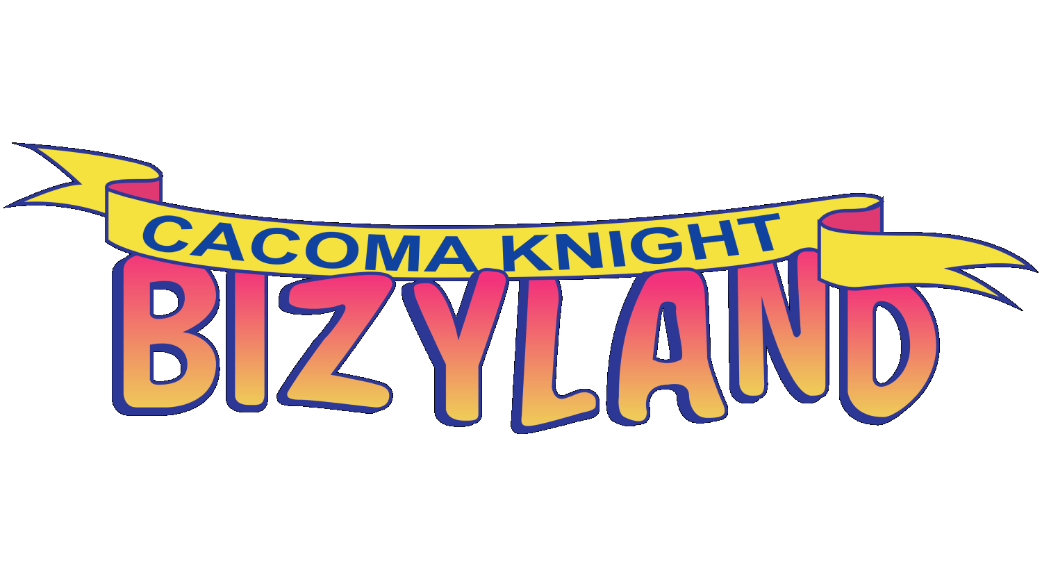 Cacoma Knight in Bizyland logo for Super Nintendo